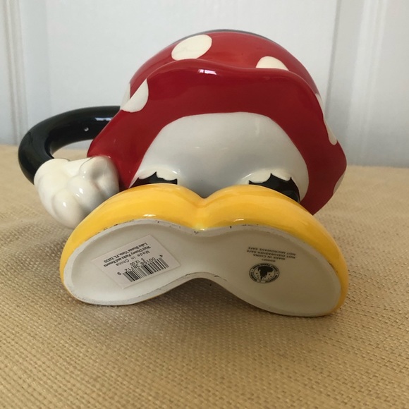 Disney World Minnie Mouse half body / skirt legs mug NWT - Picture 6 of 16